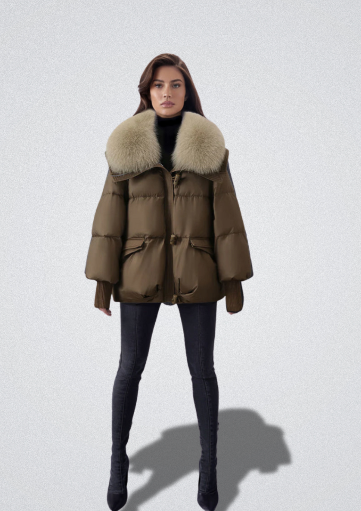 Erika - Die stilvolle Kunstfelljacke
