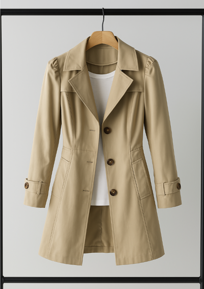 Laurian™ | Leichter Luxus in einem zeitlosen Trenchcoat