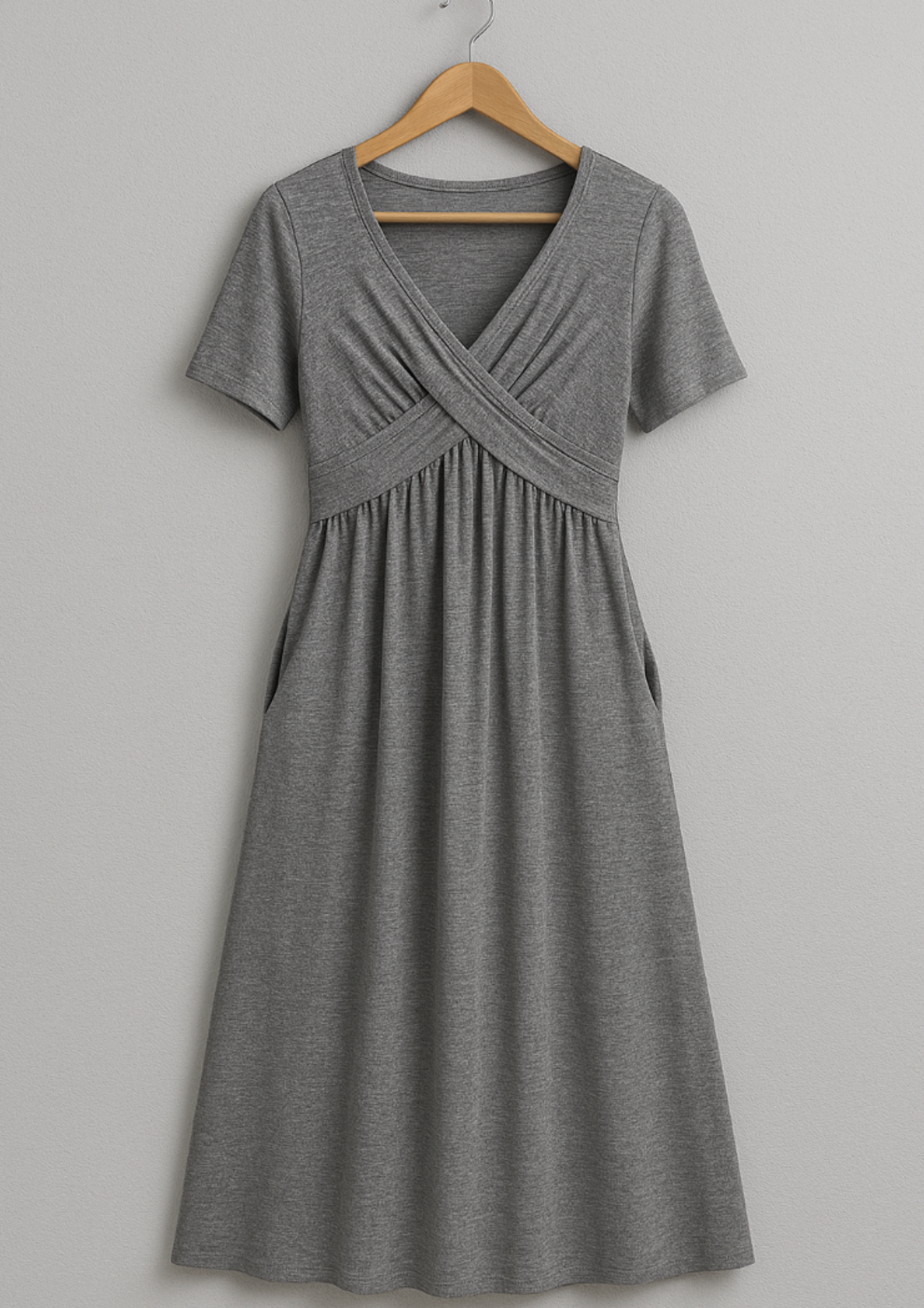 Jamaika | Elegantes Midi-Kleid mit Bauchbedeckung