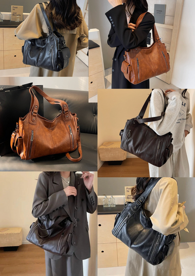 Novira Leder Tote Tasche