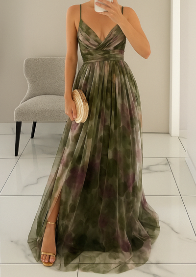 Vaëlia | Wunderschönes Maxikleid mit Blumenmuster