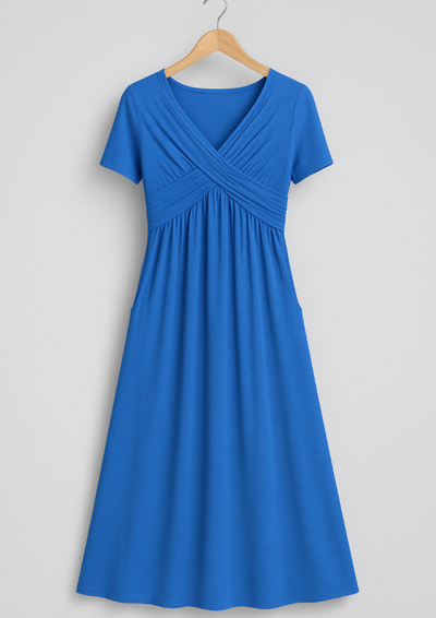 Jamaika | Elegantes Midi-Kleid mit Bauchbedeckung