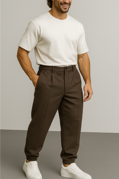 Lioré | Elegante Melierte Hose